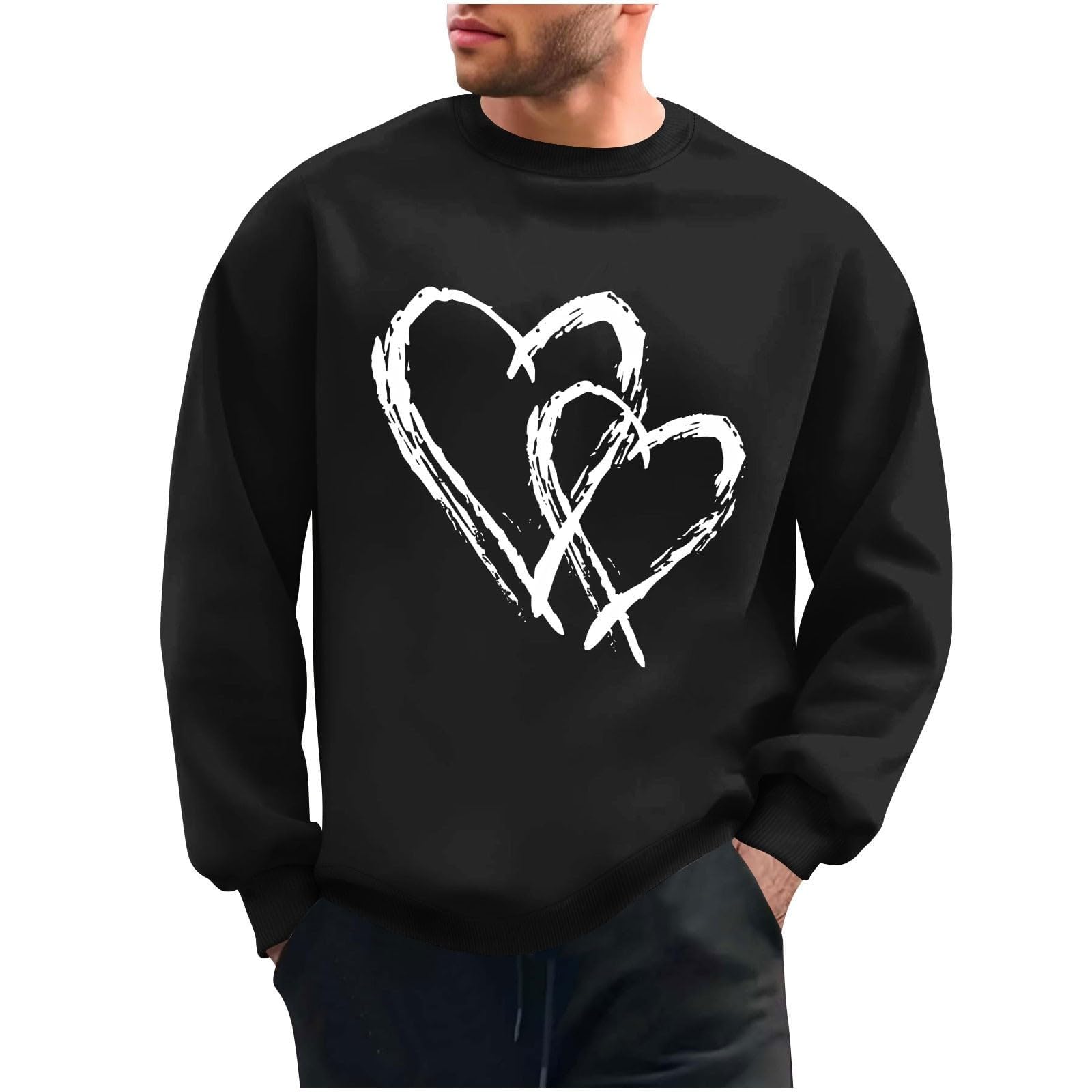 Sudadera Sin Mangas Hombre Men's Casual Fashionable Loose and Trendy 3D Printed Hooded Round Neck Sweatshirt Hombros Clothing Ropa De Verano para Artículos Pesca Gimnasio Mujer