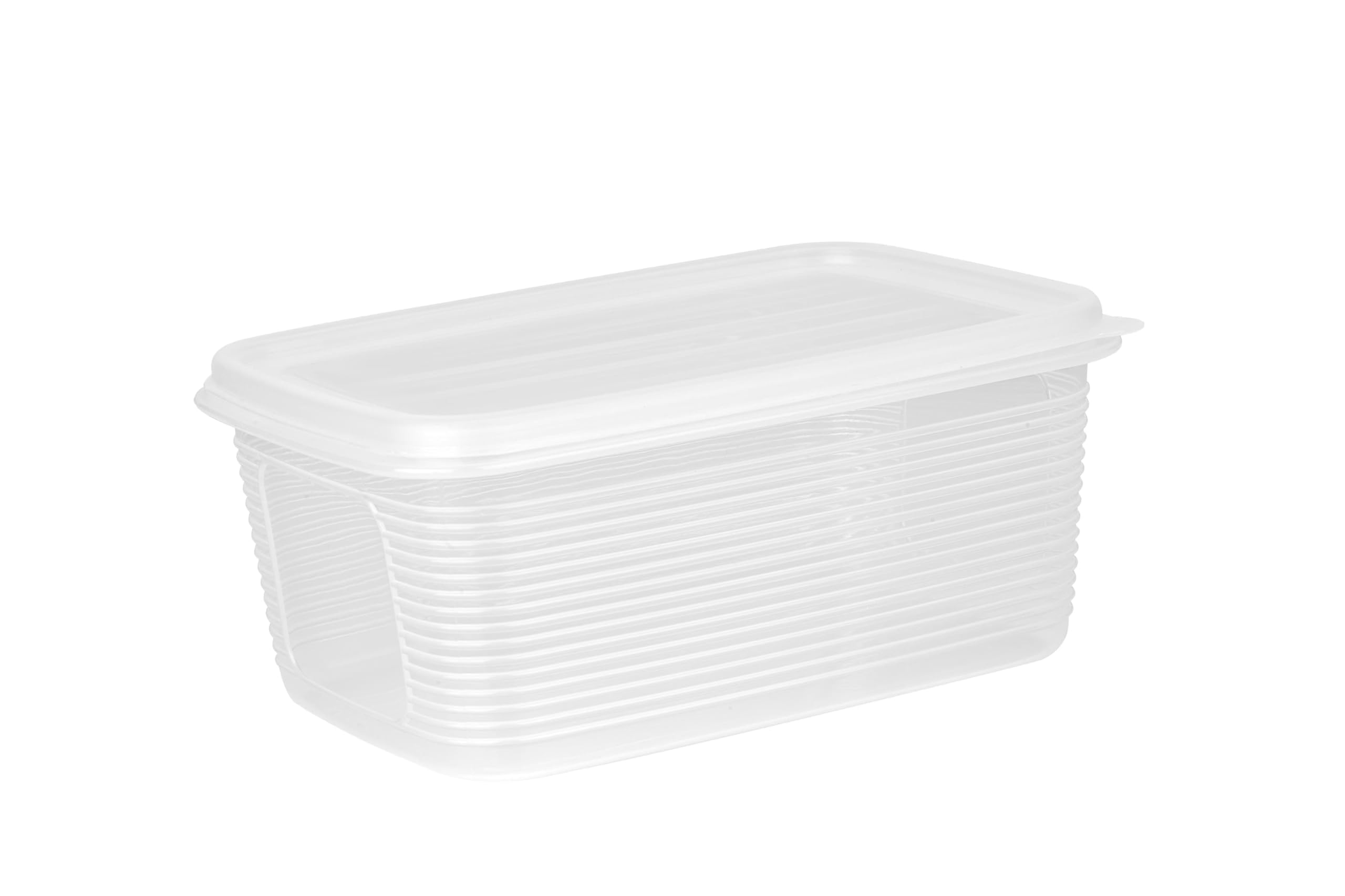 FLYUP BPA-Free Plastic Food Storage Containers with Lids Stackable Airtight Boxes for Fridge & Freezer Reusable Organizer Bins for Fruits, Vegetables, Meal Prep & Leftovers (1)-picture-35