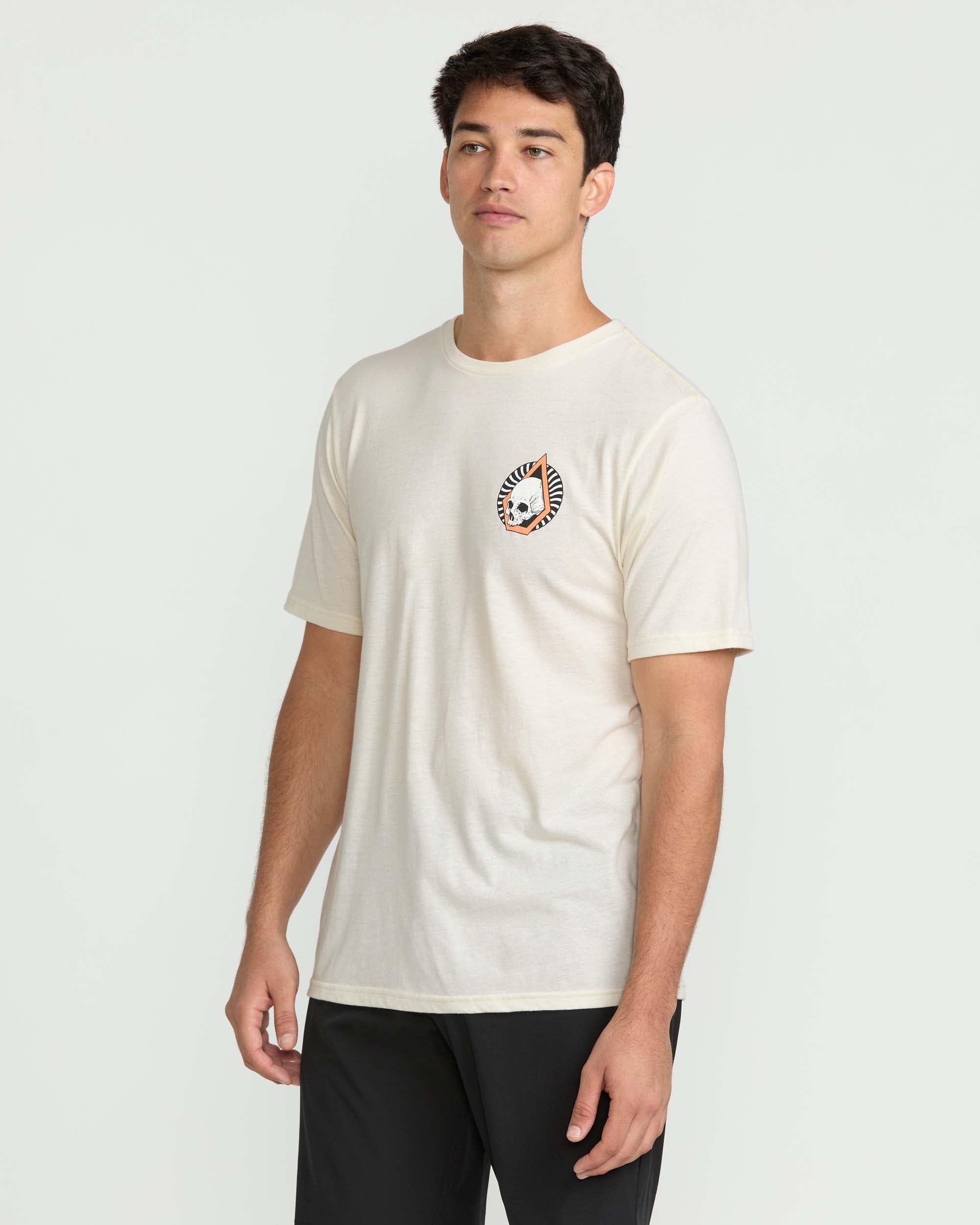 Volcom Camiseta de Manga Corta para Hombre, Mezcla de algodón Suave, Cuello Redondo, Ligera y Transpirable, Ajuste Casual