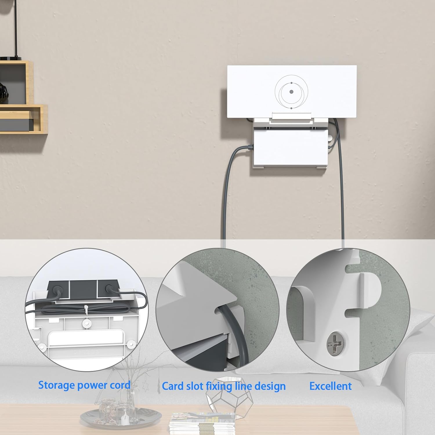 2 in 1 Power Bracket Router Mount Durability for Satellite Gen3 Satellite Easy Installation Power and Transfer Mount