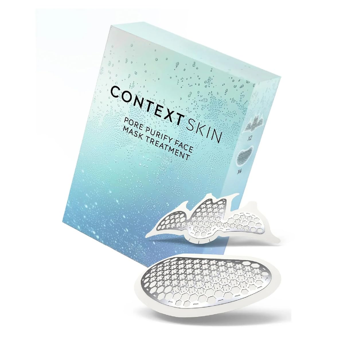 CONTEXT SKIN Super Pore Purify Mask | Collagen-Infused Sheet Masks for Deep Cleansing, Hydration, and Pore Cleaner | Boosts Elasticity, Firmness, and