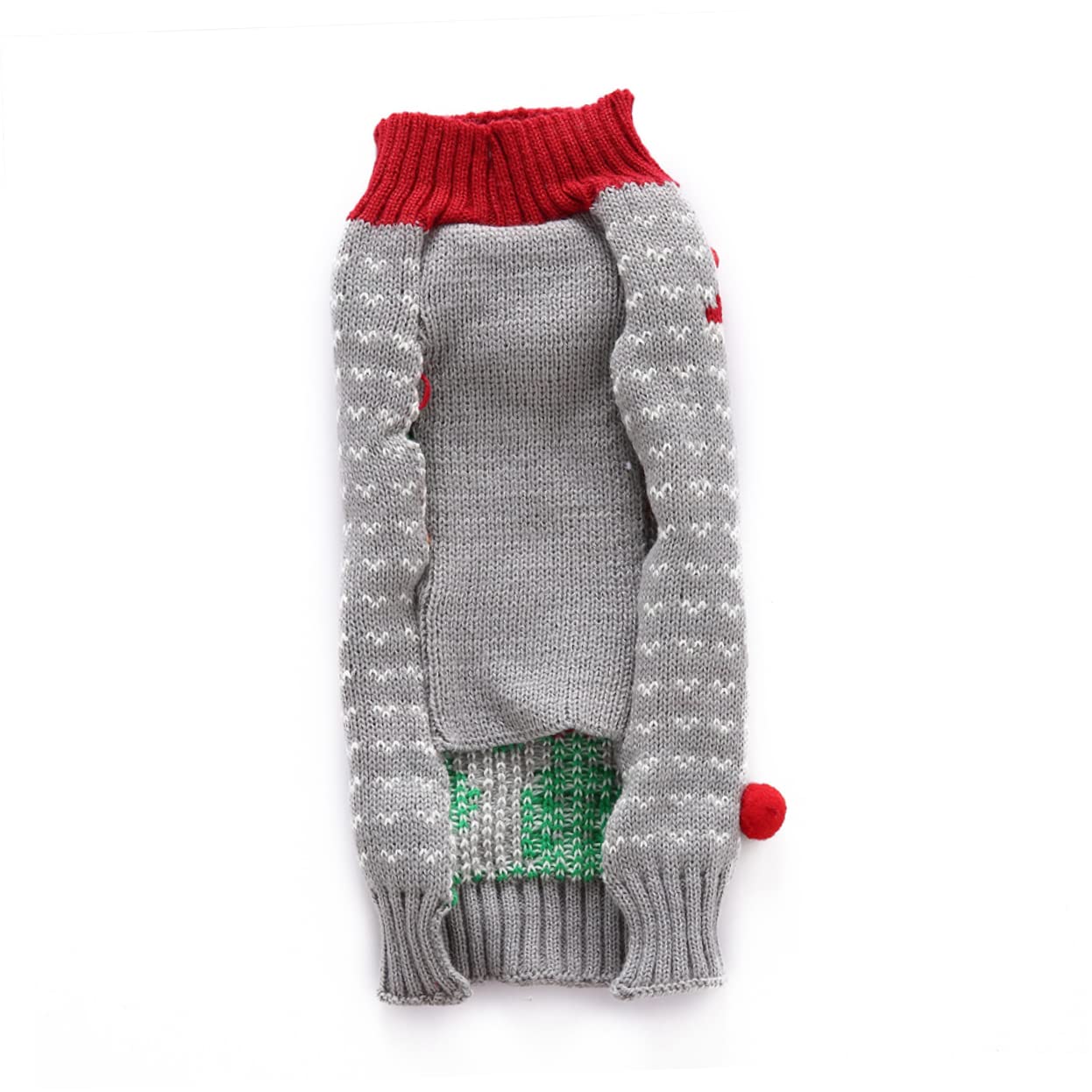 Sosoport 2 Pz Abbigliamento per Cuccioli Maglione Natalizio Gatto Costume da Elfo Domestico Costume Cane Natale Abbigliamento Cane Natale Vestiti Cappotti Maglione per Cani Inverno Cappotto