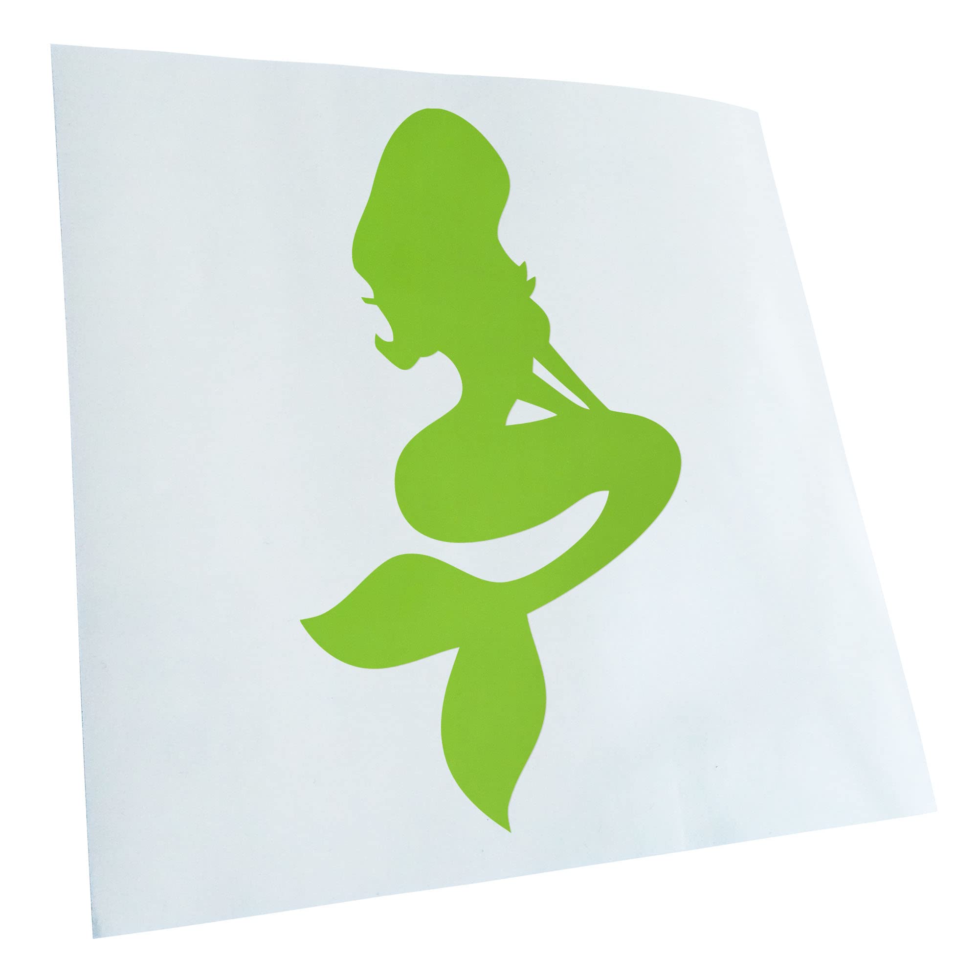 Kiwistar - Car Sticker - Green - 17.5 x 10 cm Mermaid 2 - Mermaid - Rear Window Car Sticker Weatherproof for Car Truck Moped Truck - Sticker Exterior Self-Adhesive Tuning Accessories for Windows