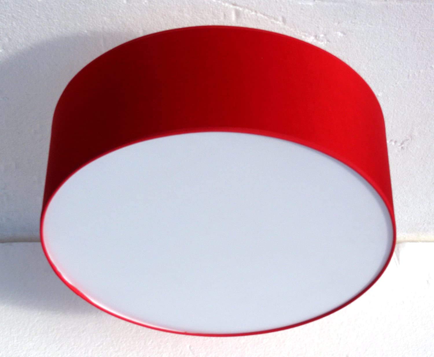 Lampadario Moderno Cilindro Sospeso - Metallico Blu, Diametro 50 Cm, Portalampada E27 - Foto 9