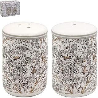 The Leonardo Collection LP94640 William Morris Bachelors Button Salt and Pepper Set, Fine China, Boxed