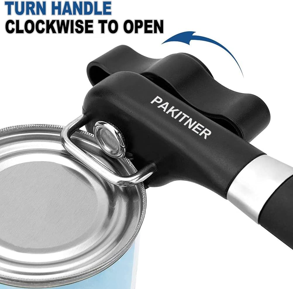 - Safe Cut Can Opener, Smooth Ed Can Opener - Handheld Easy Turn