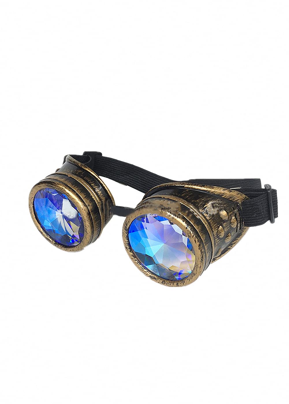 Ulalaza Vintage Steampunk Goggles Glasses Victorian Retro Cyberpunk Gothic Cosplay — image 1