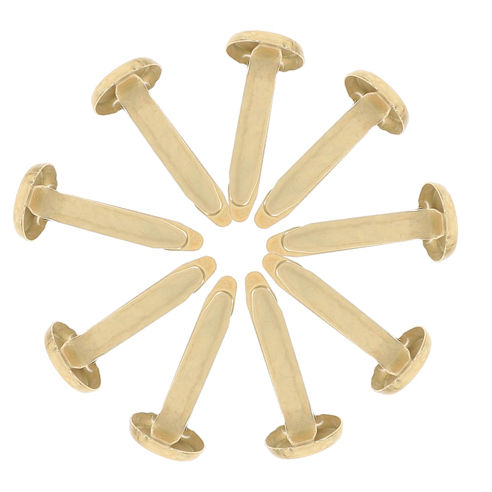 DOITOOL Craft Making Brads 100pcs Decorative Mini Brads Round Head Fasteners for DIY Scrapbooking