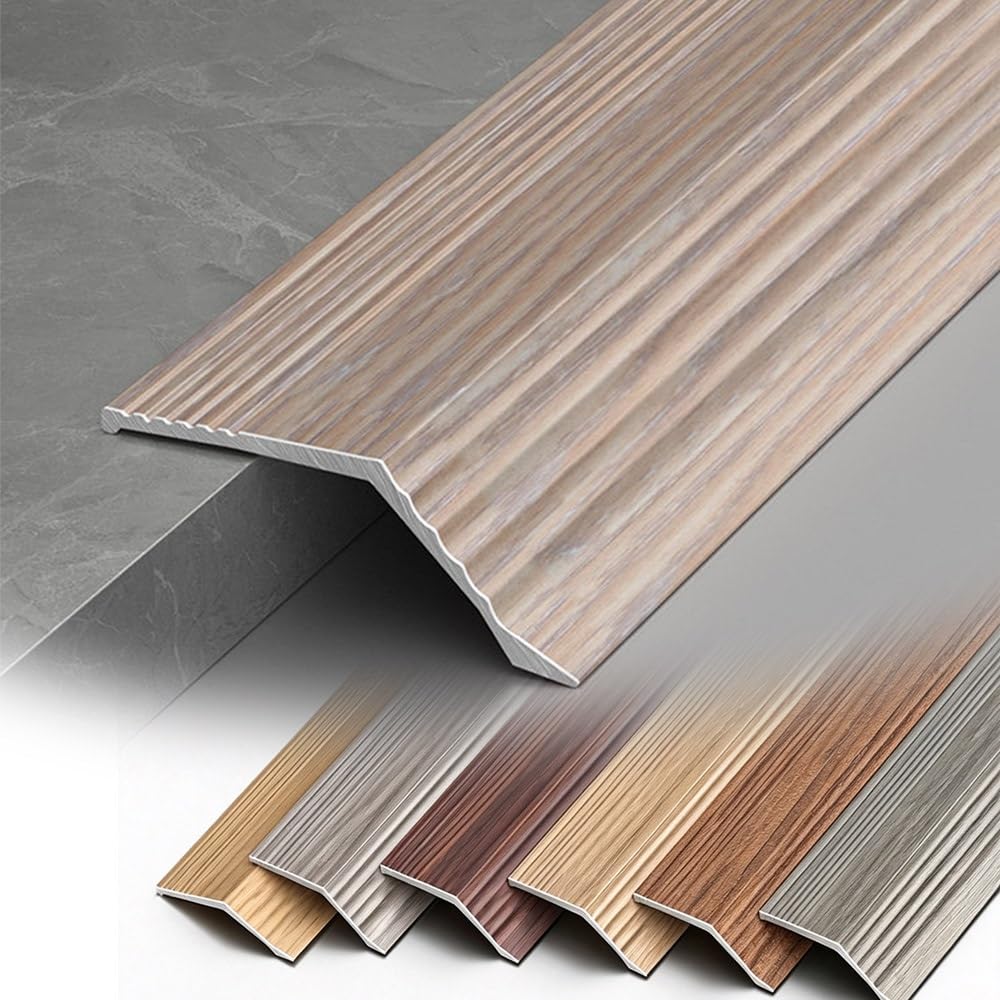 SIPIURIUIK Aluminum Floor Transition Threshold Strip Doorway Edge Trim