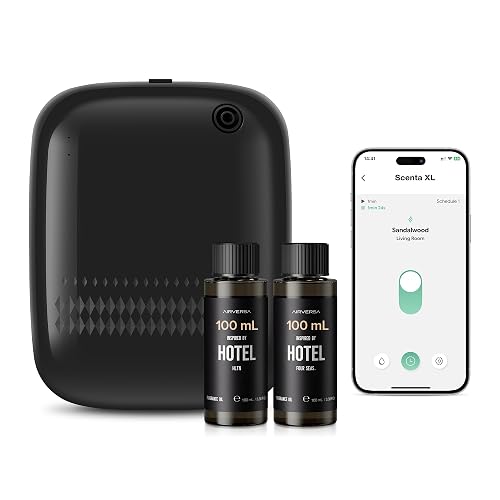 Airversa ANW Smart Waterless Diffuser Starter Kit (Black)