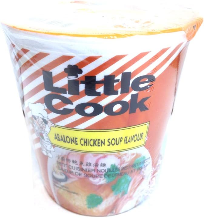 Petit Cuisinier Nouilles Instantanees Saveur De Soupe De Ormeau Et Poulet (Instant Noodles Abalone Chicken Soup Flavour) - 2.3oz (Pack of 1)