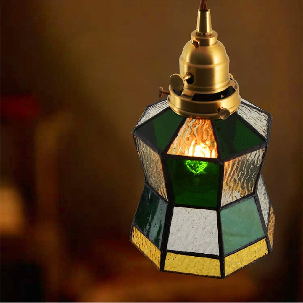 Idyllic Brass Glass Dining Room Bedroom Chandelier Bedside Bed Warm and Retro Nostalgic Small Chandelier for Living Room Dining Room Bedroom