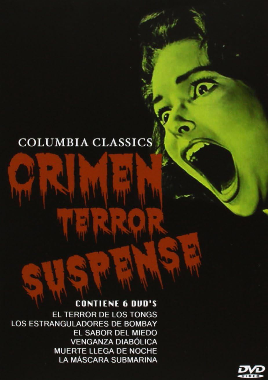 CRIME! TERROR! SUSPENSE! - The Terror Of The Tongs (1961), The Stranglers Of Bombay (1959), Scream Of Fear (1961), Maniac (1963), The Full Treatment (aka Stop Me Before I Kill!, 1960) & The Snorkel (1958) - Columbia Classics Region 2 PAL 6-DVD Box Set [Import]