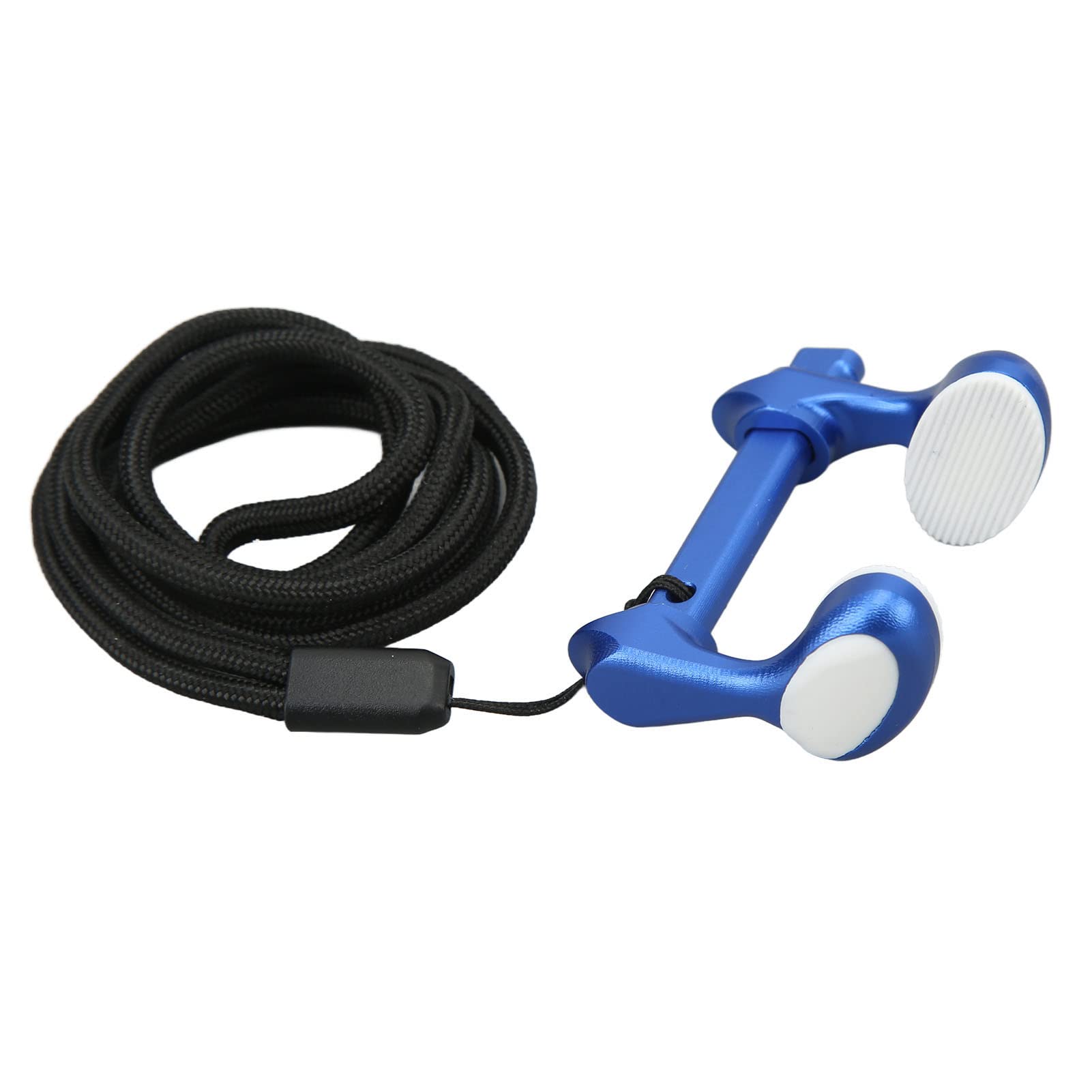 Clip per naso da immersione, regolabile, professionale, in lega di alluminio, con cordino