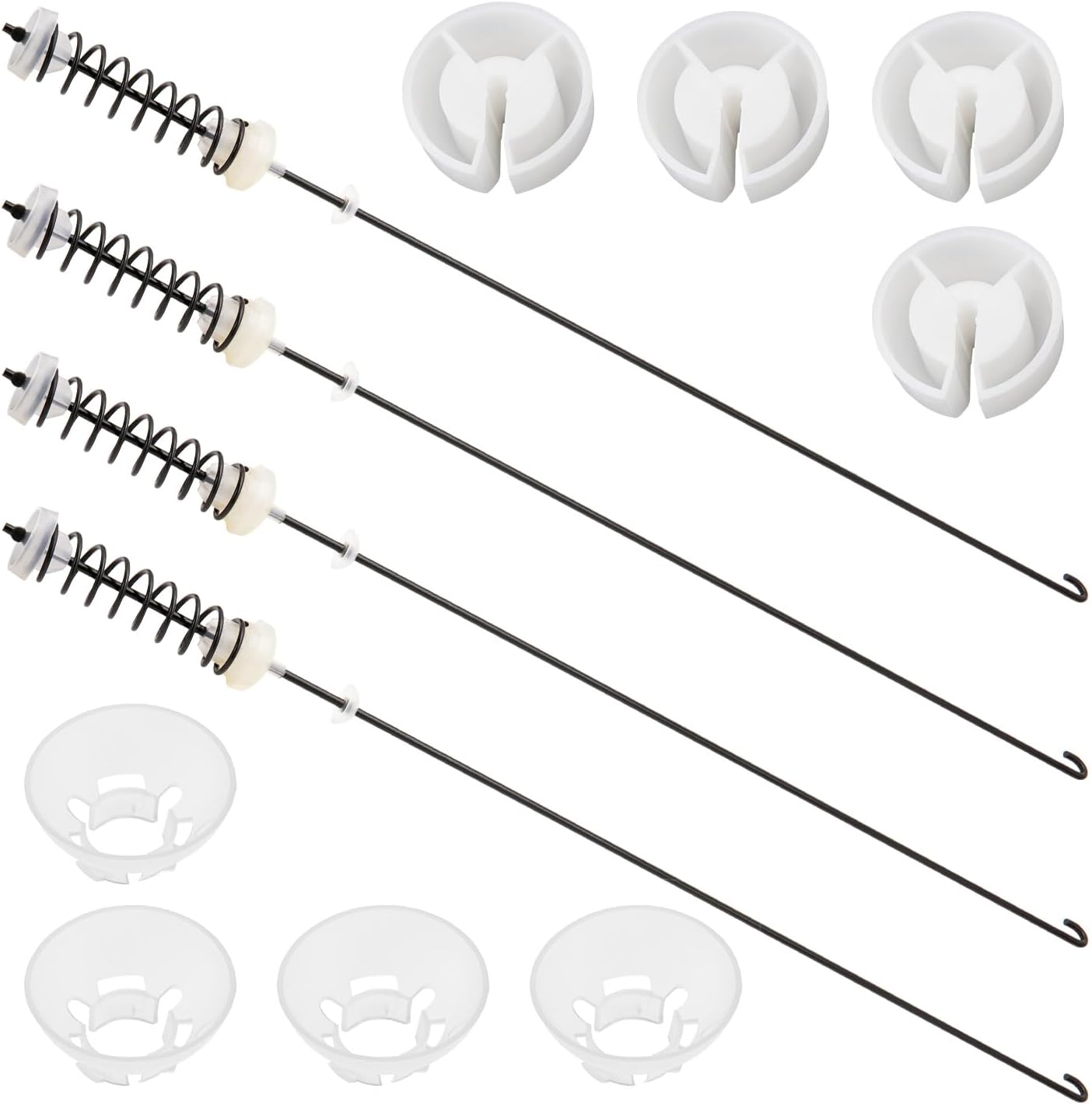 4Pcs Washer Suspension Rod Kit For Amana NTW4516FW1 NTW4516FW2 NTW4516FW3 NTW4605EW0