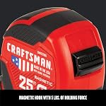 CRAFTSMAN® Pro Portée 25 ft. Mesure de bande magnétique (CMHT37665S)