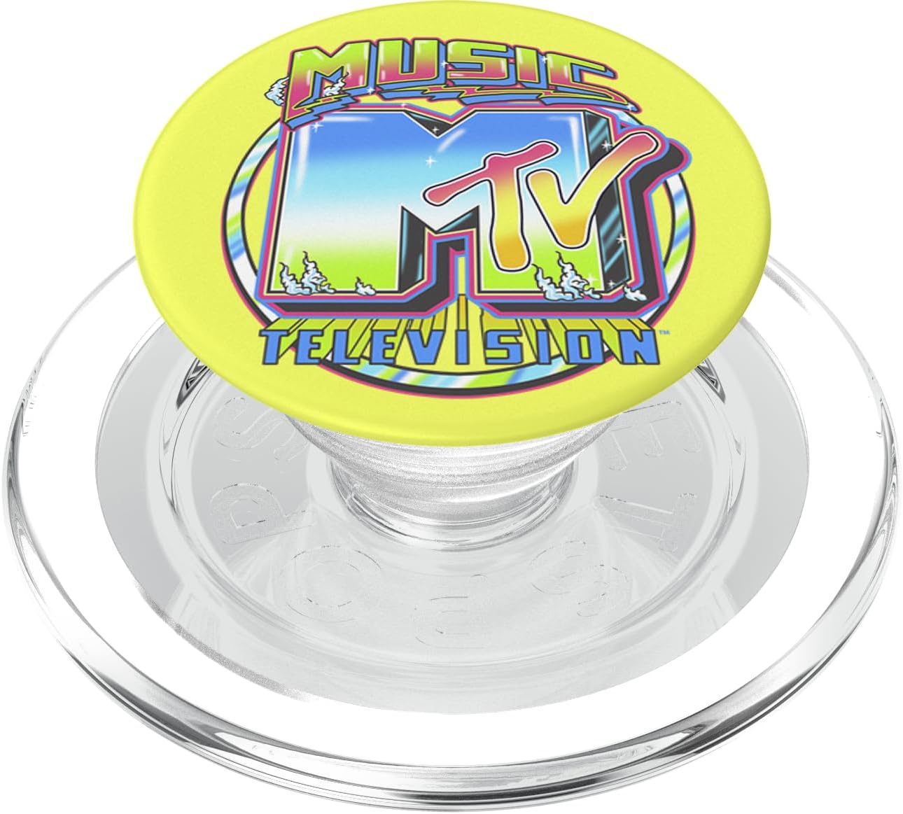 MTV Logo Bright And Polished PopSockets PopWallet for MagSafe