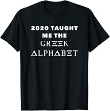 2020 Taught Me Greek Alphabet Delta Omicron Funny Quarantine T-Shirt