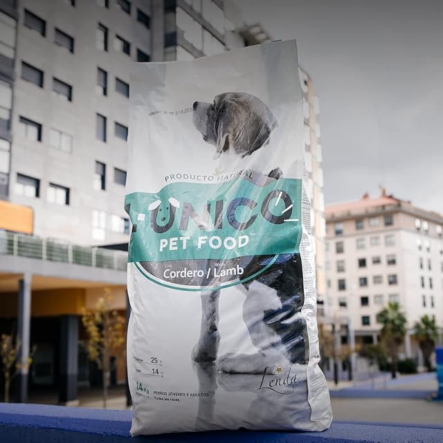 Foto 2 de 4 de L-Único con Cordero - Pienso Natural para Perros Jóvenes y Adultos - Alimento Completo con Cordero (2Kg)