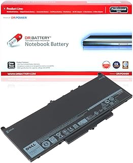DR. BATTERY J60J5 Laptop Battery Compatible with Dell Latitude E7270 E7470 Series MC34Y 0F1KTM 0MC34Y 0PDNM2 1W2Y2 242WD 451-BBSU 451-BBSX 451-BBSY F1KTM GG4FM J6oJ5 NJJ2H [7.6 V / 55Wh]