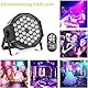 U`King RGB LED Par Strahler, 36 LED Bühnenlicht Partylicht mit Fernbedienung, Discolicht Scheinwerfer Bunt Beleuchtung für Stage DJ Party Show Bar Halloween Weihnachten