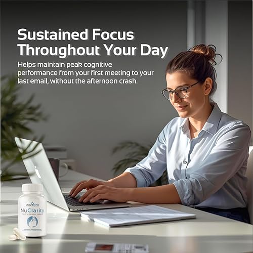 Miniatura 4 de NuClarity - Suplemento Premium para la Función Cerebral Natural - #1 Focus, Energy, Memory Booster - Salud Mental, Claridad y Apoyo Cognitivo