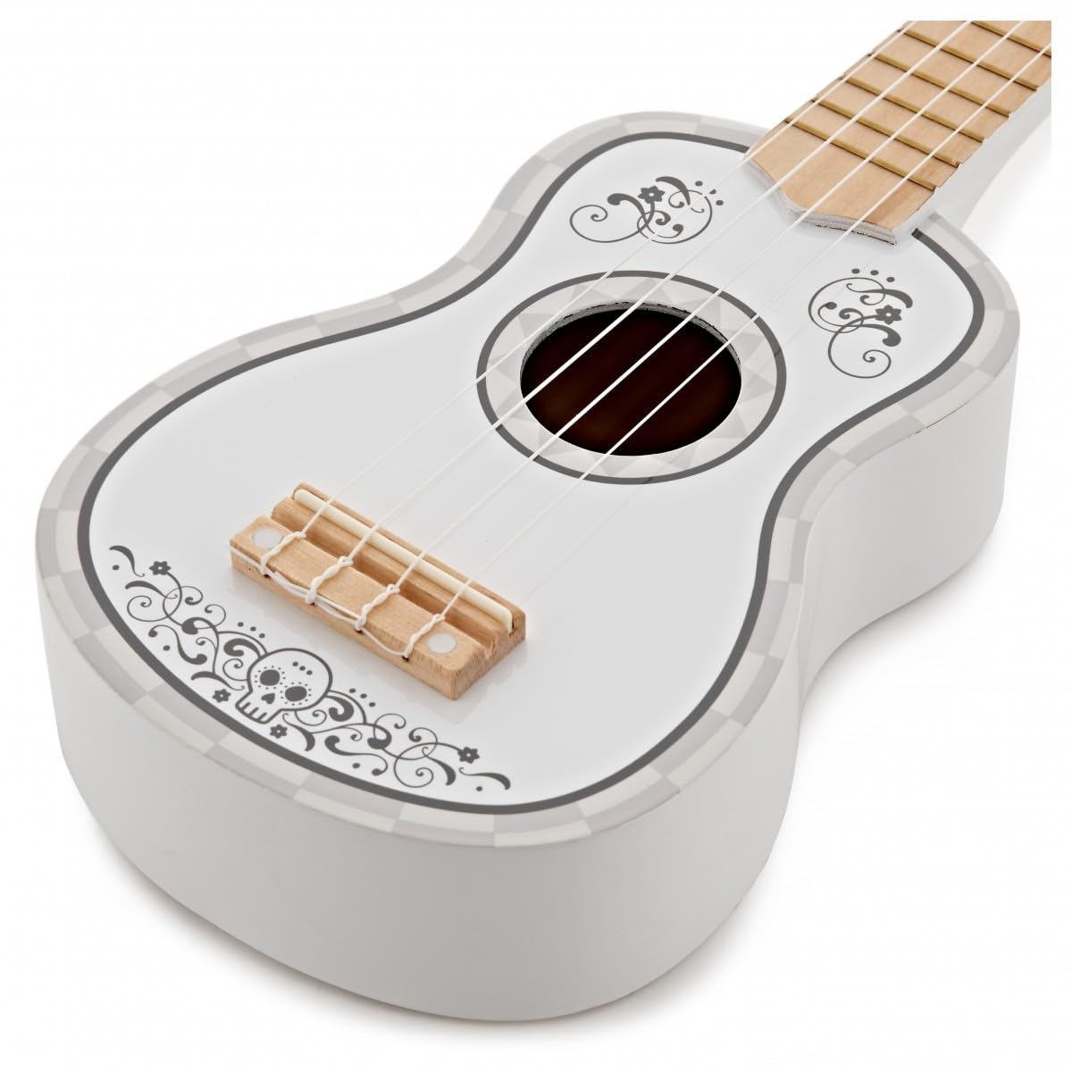 Ukulélé Soprano en Bois Día de los Muertos par Gear4music