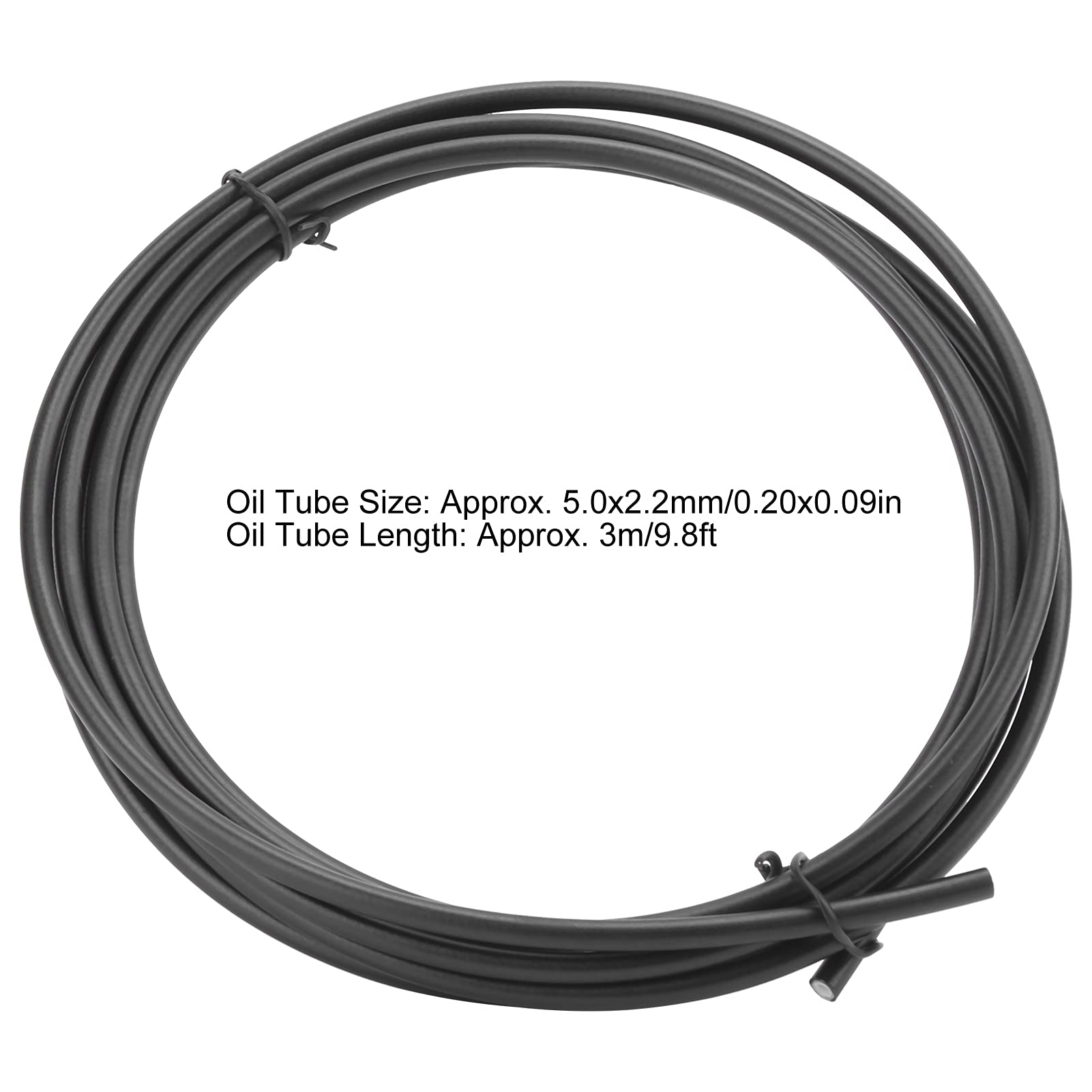 Bike Brake Oil Tube, Disc Brake Oil Tube Brake Hose with Olives Connector and Olives Connector Inserts for MT200/365/315/335 Brake System