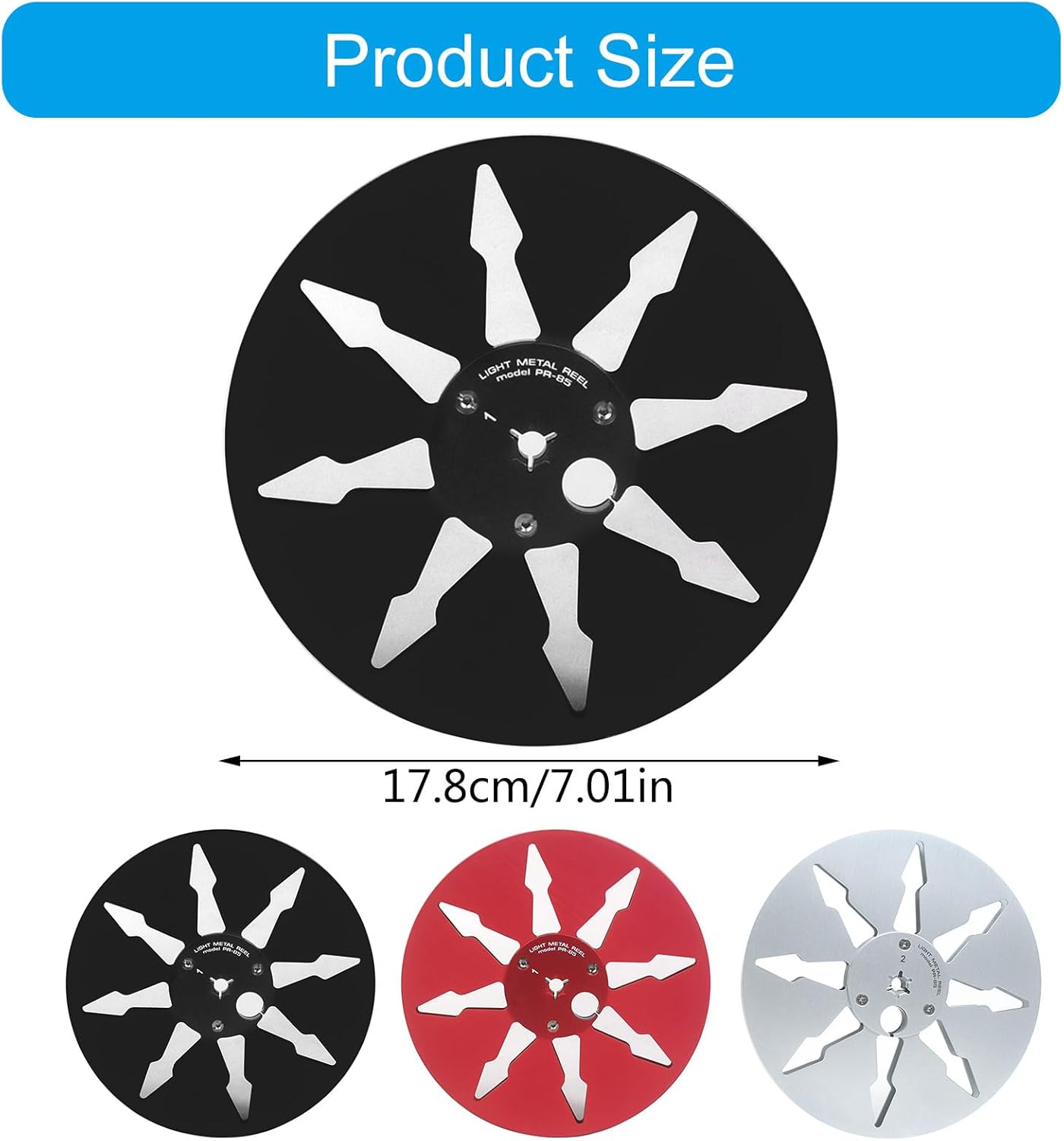 7inch 8 Hole Opener Empty Reel Aluminum Alloy Speakers Accessory for Enhanceds Sound
