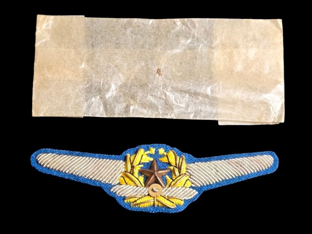 【送料無料】 日本軍 陸軍 勲章 将校用操縦徽章 (所天) 陸軍飛行学校 航空兵 送料無料】 日本軍 勲章 記章 将校用操縦徽章 (所天) 陸軍飛行学校 航空兵