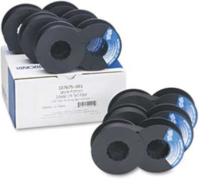 Printronix 107675001 Ribbon, TEXT, 30M, 6 Per Pack