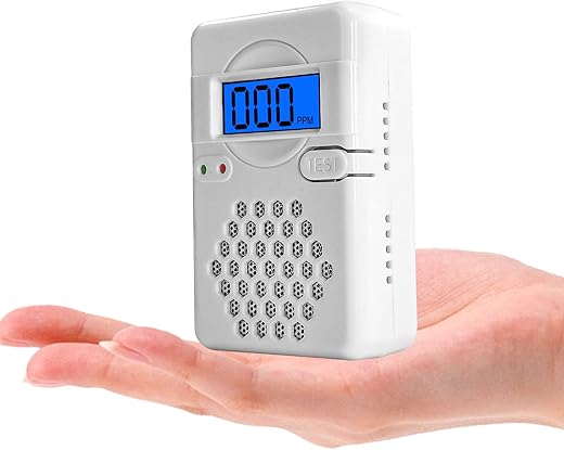 Understanding the Significance of Carbon Monoxide and Smoke Alarms in UK Homes 7 Mini Carbon Monoxide Detectors Battery Operated, CO Gas Monitor Alarm Detector,CO Sensor with LED Digital Display for Home,Depot, EN 50291