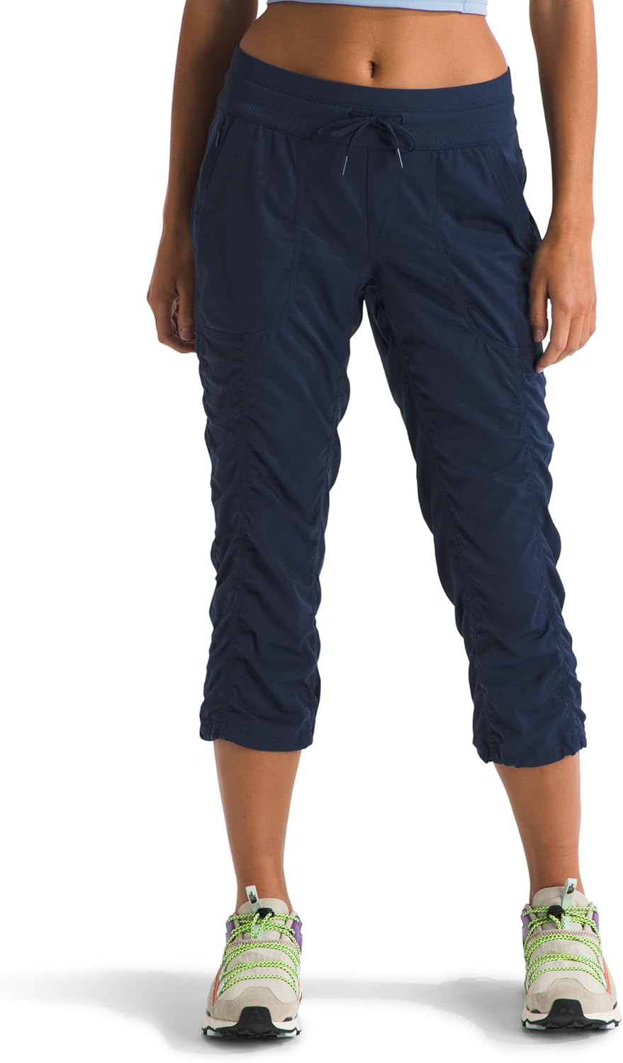 The North Face Womens Aphrodite 2.0 Capri - Moisture Wicking, Water Repellent Finish, UPF 40+ Protection