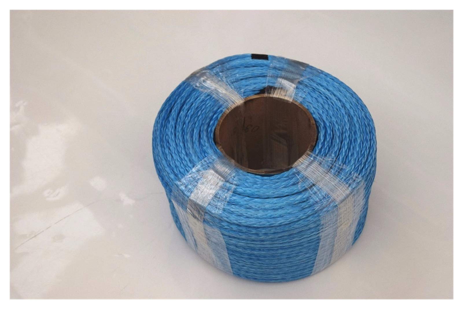 Winch Rope, Blue 6mm*100m 12 Strand Synthetic Rope,ATV Winch Cable, Plait Line 6mm,Towing Ropes,Plasma