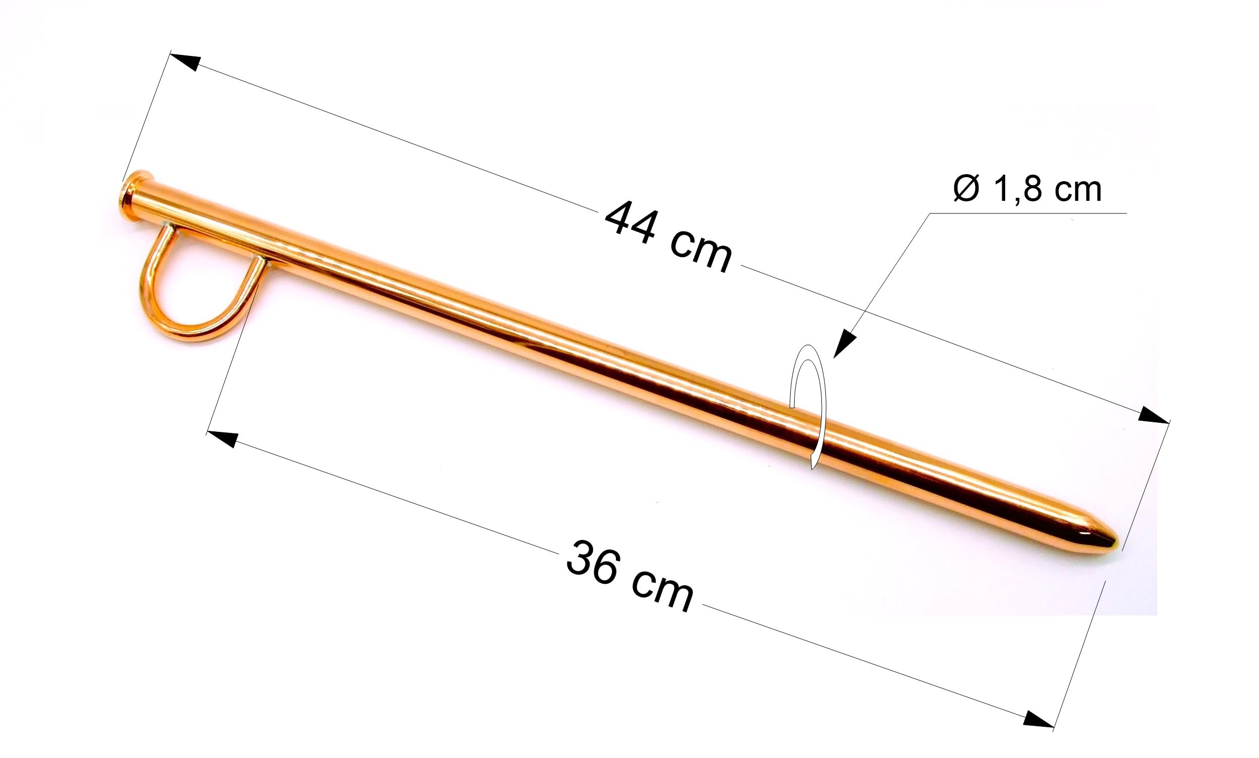 Probenheber Kupfer 44 cm Valinch, Barrel Thief, Pipette zur Probenahme