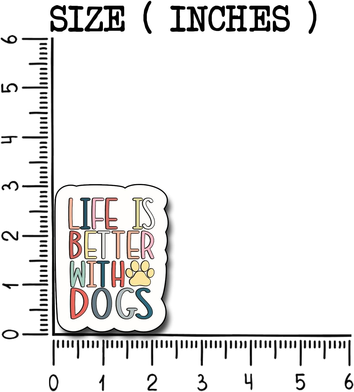 (3Pcs) Life is Better with Dogs Sticker, Decal Decorate Books Laptop Phone Water Bottles Kindles Stickers Tumbler Sticker Waterproof Vinyl Sticker 2,4 x 3 Inch - Image 2