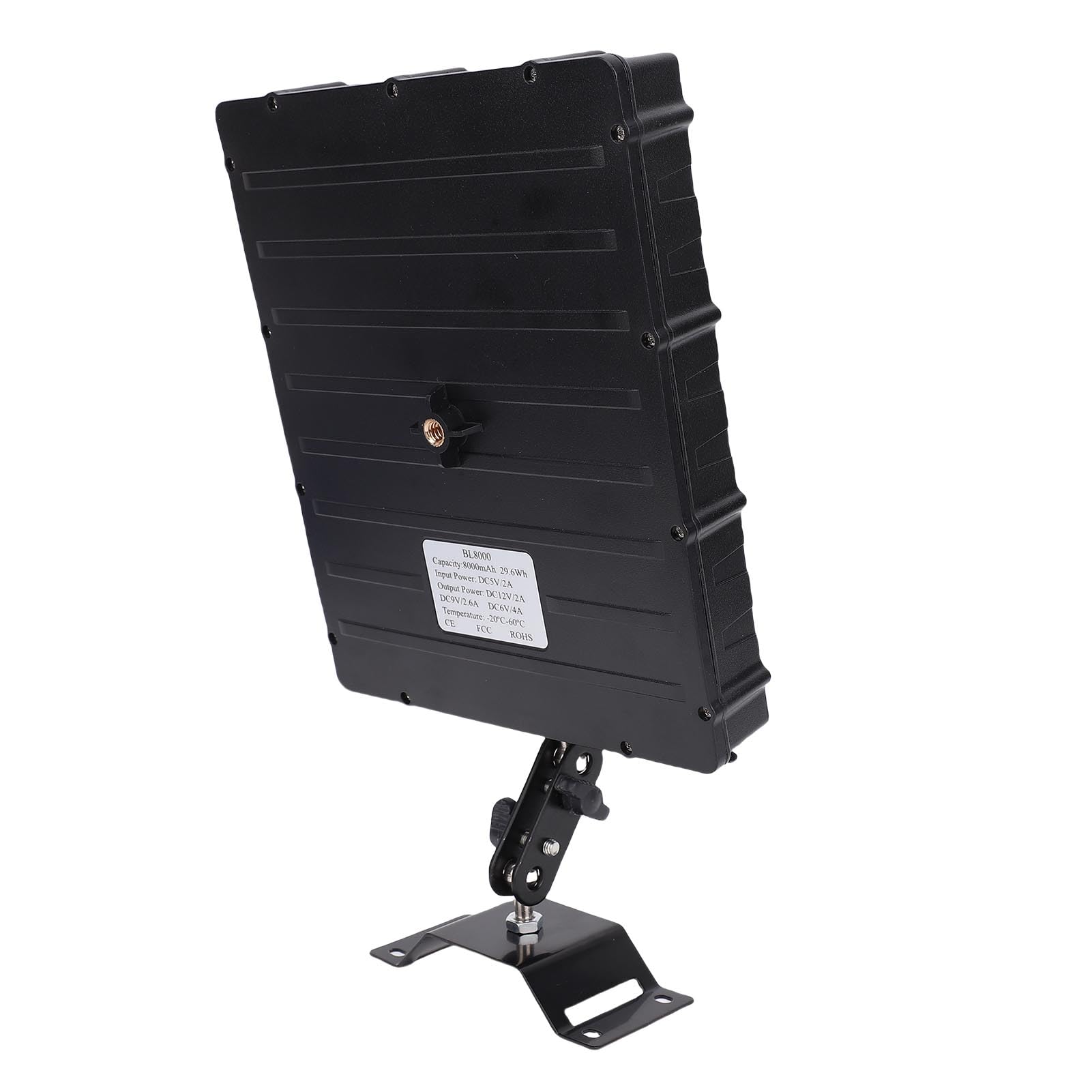 Pannello Solare per Fotocamera da Trail, Batteria Al Litio Integrata da 8000 MAh Caricabatteria Solare Al Silicio Monocristallino, Kit Off-grid con Porte USB Multiple per Fotografia di