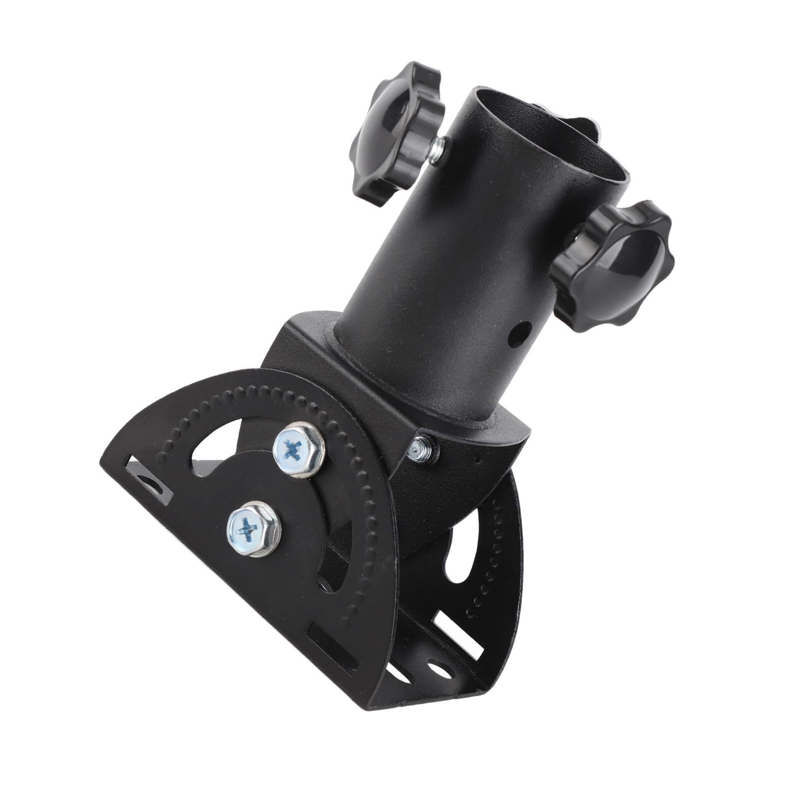 Socobeta Adaptateur de Montage sur Poteau Satellite Noir Réglable pour Antenne Parabolique Standard Gen 3, Installation Facile, Utilisation Sûre, Conception Durable 7,1 X 5,6 Pouces