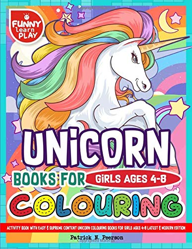 Unicorn Colouring Book: Book Activity Book with Easy & Supreme Content ...