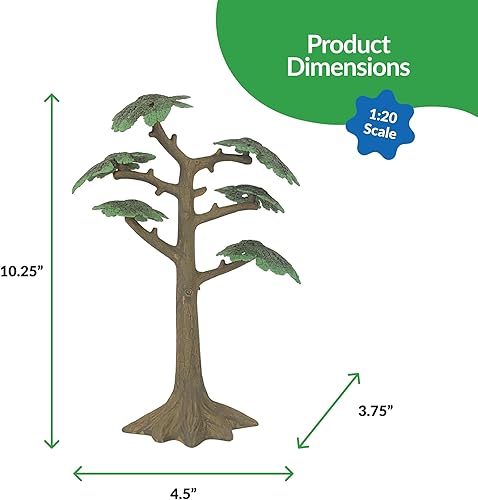 Miniatura 4 de Big Country Toys - Árbol - Escala 120 - Pintado a mano - Juguetes de caza - Accesorios para juguetes - Escenas de juego forestales - Plástico