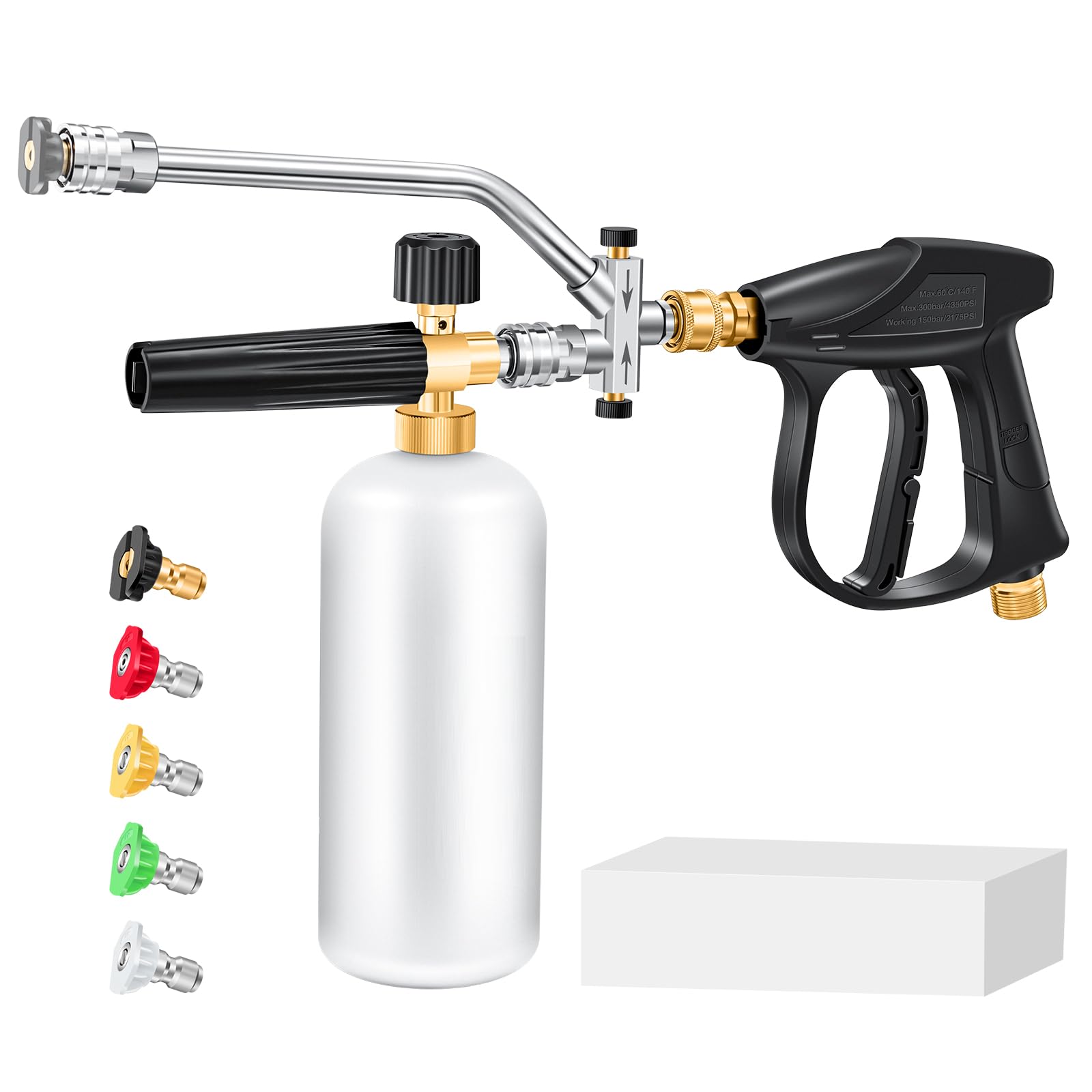 Amazon.com: 2025 Upgraded Foam Cannon Dual Connector Accessory