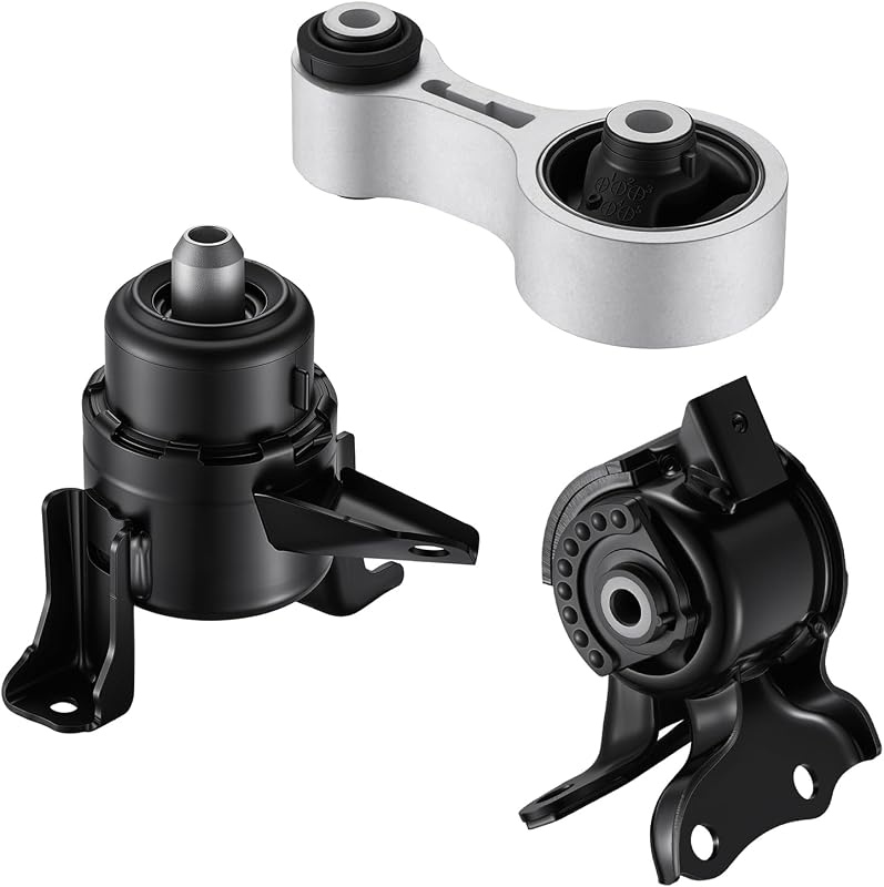 Kit com 3 coxins do motor e transmissão BDFHYK para Mazda 6 2003–2008 L4 2.3L – 3 unidades