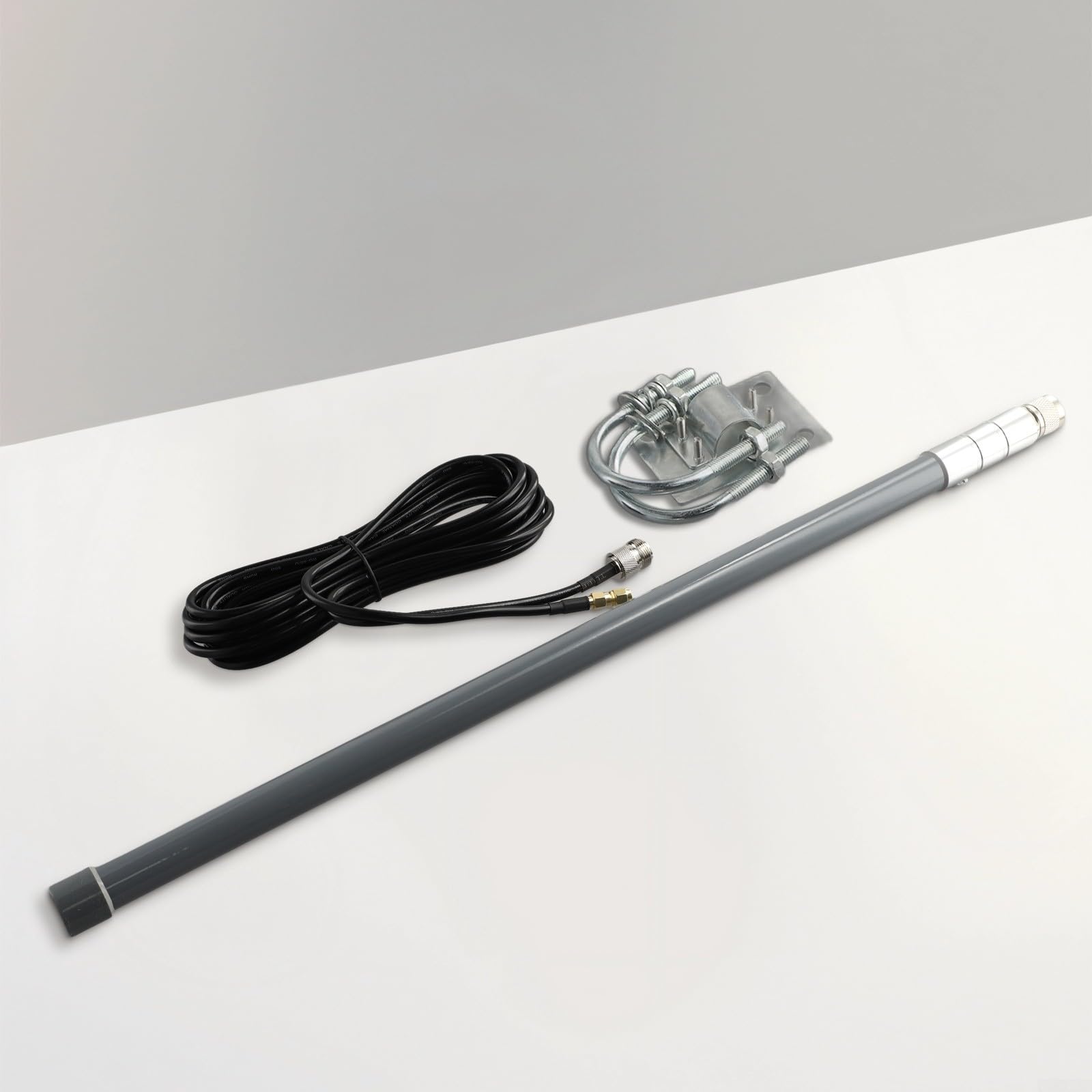 12dBi 868MHz 915MHz per antenna LORA, N maschio a per cavo SMA, fibra di vetro per OMNI per minatore di elio, monitoraggio ambientale agricolo sorveglianza urbana (kit antenna)