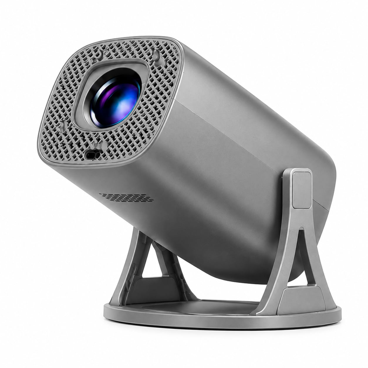 Reysol Projector | Native 1080P | 4K Support | Android 14 | WiFi 6 | Miracast | 270° Rotatable | Auto Keystone | Bright 14000 Lumens (Speaker/Remote Controller) Portable Projector (Grey Colour)-image-32