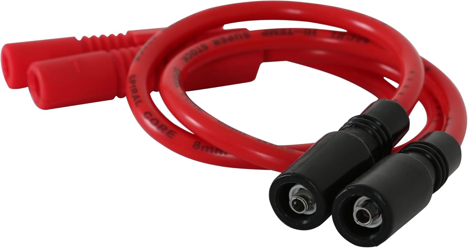 ACCEL 171098-R Custom Wire Set - 8MM - Red