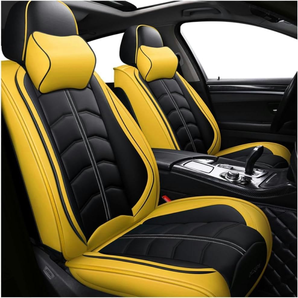 Car Seat Cover Accessories Fit for BMW 5 Series Sedan 518i E34 / 520i E34 / 525i E34 / 530i E34 / 535i E34 / 540i E34 1988-1995 5 Seater Car Seat Covers, Car Accessories Leather Seats