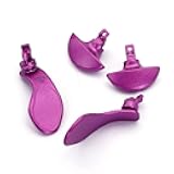 4PCS Metallic Back Paddles for PS5 Edge Controller, Interchangeable Metal Stainless Steel Back Buttons Replacement for PS5 Edge Controller - Controller NOT Included