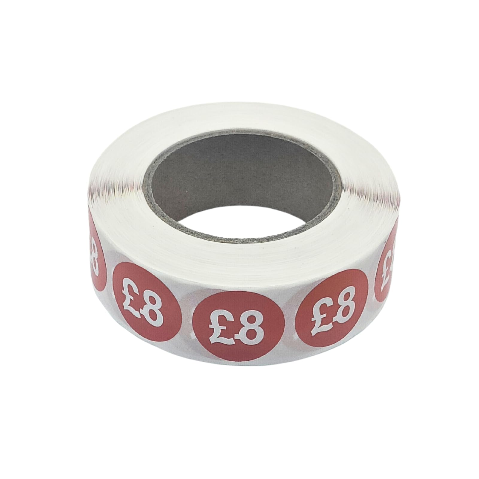 1000x 25mm £1-£30 Red Price Self Adhesive Stickers Sticky Labels for Retail Display (£8)