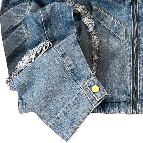 Chaqueta de mezclilla vintage para hombre DGHM-JLMY miniatura 5