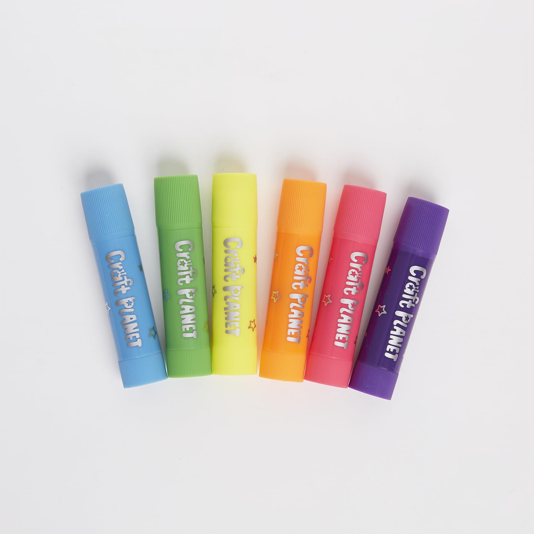 Craft Planet Abwaschbare Malstifte Für Kinder – 6 Stück, Leuchtende Farben, Wasserlöslich, Ungiftig